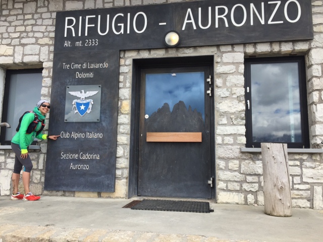 Lunch Break at Rifugio Auronzo, just minutes from the Tre Cime